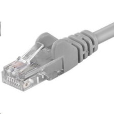 PremiumCord Patch kábel UTP RJ45-RJ45 CAT5e 20m szürke kábel és adapter