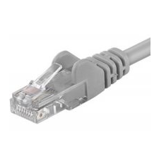 PremiumCord Patch UTP Kábel CAT6, 2m, Szürke kábel és adapter