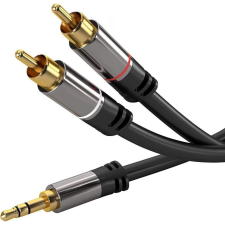 PremiumCord RCA Jack Átalakító Fekete 5m kjqcin5 (kjqcin5) kábel és adapter