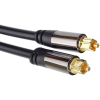 PremiumCord Toslink kábel M/M, OD: 6 mm, Gold 1,5 m (kjtos6-015)