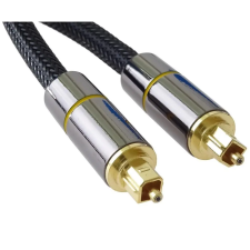 PremiumCord Toslink Összekötő Fekete 50cm kjtos7-05 kábel és adapter