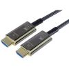 PremiumCord Ultra High Speed HDMI 2.1 Optikai üvegszálkábel, 8K/60Hz, aranyozott, 25m (kphdm21t25)