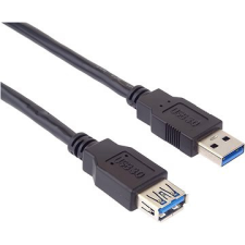 PremiumCord USB 3.0 hosszabbító AA Black 5 m kábel és adapter