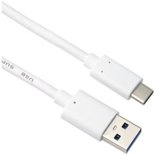 PremiumCord USB-C - USB 3.0 A (USB 3.2 Gen 2, 3A, 10Gbit/s) 2m fehér kábel és adapter