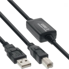 PremiumCord USB Összekötő Fekete 10m KU2REP10AB kábel és adapter