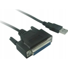 PremiumCord USB Párhuzamos Átalakító Fekete 1m kuprint2 (kuprint2) kábel és adapter