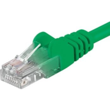 PremiumCord UTP CAT5E Összekötő Zöld 25cm sputp002G (sputp002G) kábel és adapter