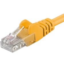PremiumCord UTP CAT6 Összekötő Sárga 25cm sp6utp002Y kábel és adapter