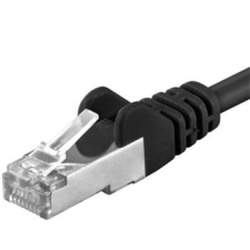PremiumCord UTP CAT6A Összekötő Fekete 3m sp6asftp030C kábel és adapter