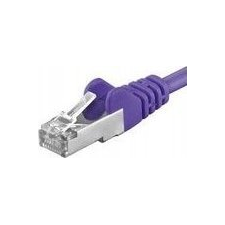 PremiumCord UTP CAT6A Összekötő Lila 2m sp6asftp020V (sp6asftp020V) kábel és adapter