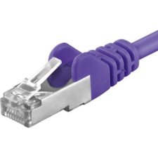 PremiumCord UTP CAT6A Összekötő Lila 7m sp6asftp070V (sp6asftp070V) kábel és adapter