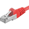 PremiumCord UTP CAT6A Összekötő Piros 2m sp6asftp020R (sp6asftp020R)