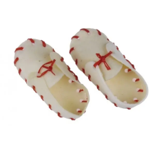  Préselt csont rágóka kutyáknak, 6cm-es fehér cipők, 50db/cs jutalomfalat kutyáknak