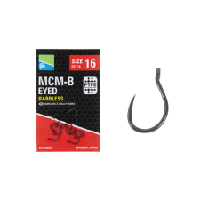 Preston MCM-B EYED HOOKS SIZE 14 horog