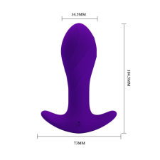 Pretty Love Anal Plug Massager Purple anál