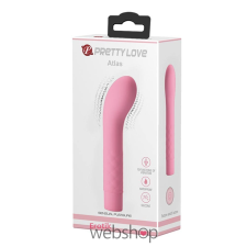  Pretty Love Atlas Baby Pink - Rózsaszín, G-pontos, vízálló mini vibrátor vibrátorok