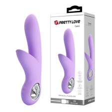 Pretty Love Carol 1 lila vibrátor, kétmotoros, sötétben világító nyomógombbal ellátott vibrátorok