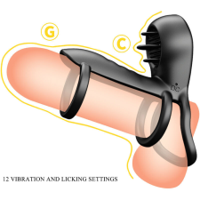 PRETTY LOVE - JAMMY PENIS SLING 12 REZGŐ ÉS NYALÓ BEÁLLÍTÁS ÚJRATÖLTHETŐ SZILIKON vibrátorok