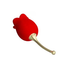 Pretty Love Rose Lover - akkus, nyelves 2in1 csiklóvibrátor vibrátorok