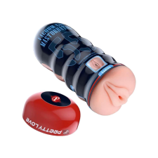 Pretty Love Vacuum Cup - élethű műpunci maszturbátor (natúr) maszturbátor