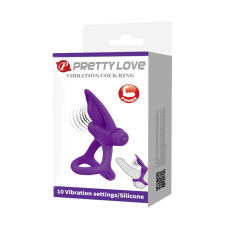 Pretty Love vibrációs péniszgyűrű Purple péniszgyűrű