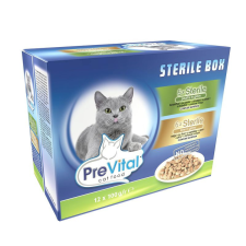 Prevital Alutasak Macska 12*100gr Steril macskaeledel