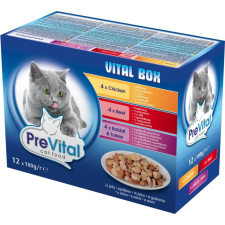 Prevital Alutasak Macska Zselés 12x100gr Vegyes Íz Multipack macskaeledel