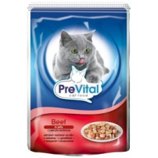 PreVital Alutasak Macska Zselés Marha 100gr macskaeledel
