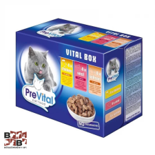 PreVital Alutasakos macska eledel Vegyes íz 12x100g macskaeledel