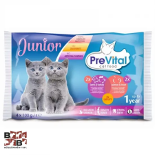  PreVital Alutasakos macska Junior vegyes íz 4x100g macskaeledel