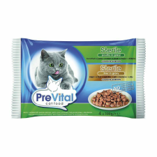 Prevital Alutasakos Macskaeledel Steril Máj-Baromfi 4x100gr macskaeledel