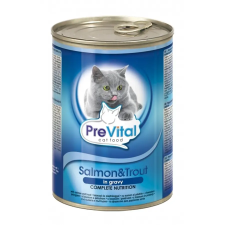 PreVital Macska Konzerv LazacPisztráng 415gr macskaeledel