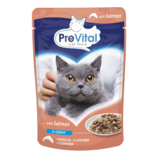 PreVital Pervital lazacos alutasakos macskaelede szószban 100g macskaeledel