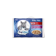 PreVital PreVital Vital Pack marhával, nyúllal és pulykával 4 x 100 g macskaeledel