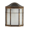 Prezent Bird antik barna-átlátszó vízvédett kültéri fali lámpa (PRE-39021) E27 1 izzós IP43