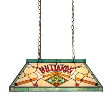 Prezent Tiffany színes függesztett Tiffany lámpa (PRE-1715) E27 3 izzós IP20 világítás