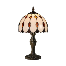 Prezent Tiffany színes Tiffany asztali lámpa (PRE-227) E14 1 izzós IP20 világítás