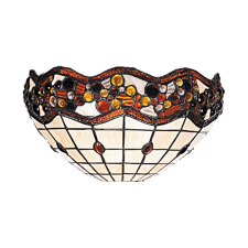 Prezent Tiffany színes Tiffany fali lámpa (PRE-99) E14 1 izzós IP20 világítás