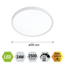 Prezent Trimo fehér LED mennyezeti lámpa (PRE-70321) LED 1 izzós IP20 világítás