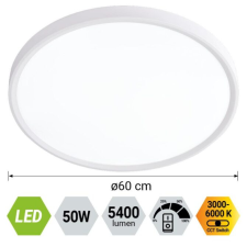 Prezent Trimo fehér LED mennyezeti lámpa (PRE-70324) LED 1 izzós IP20 világítás