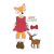 Prima Marketing Gumibélyegző , Foxy / Prima Marketing Cling Stamp (1 csomag)