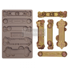 Prima Marketing Öntőforma , Steampunk Plates / Prima Mould (1 db) gyertyaöntő forma