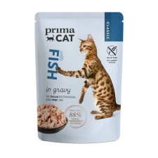 PrimaCat PrimaCat Classics alutasakos macskaeledel Hal szószban 85 g macskaeledel