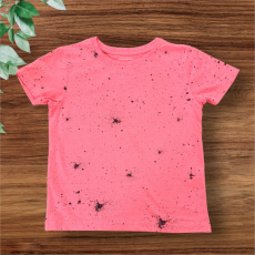 Primark Festék mintás, pink felső 6-7év