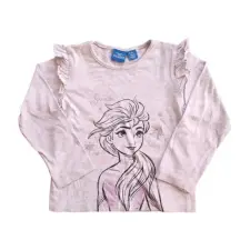  Primark szürke Jégvarázs mintás kislány hosszú ujjú felső (méret: 110) gyerek póló