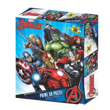 Prime 3D Marvel Avengers - Bosszúállók 3D puzzle, 500 darabos puzzle, kirakós