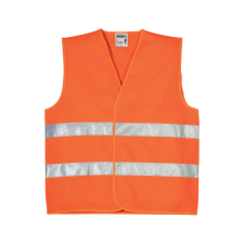 Prime Source Fluo jól láthatósági mellény, 2 keresztcsíkkal, Narancssárga láthatósági ruházat