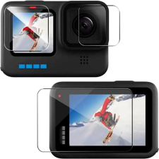 PrimeGuard Ochranné tvrzené sklo pro GoPro Hero 10 Transparentní 3 ks v sadě sportkamera kellék