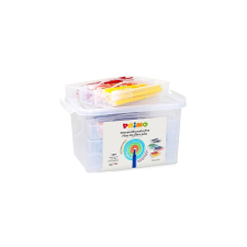 Primo Filctoll PRIMO színes 12 színű 120 darabos kerek, műanyag tartóban filctoll, marker