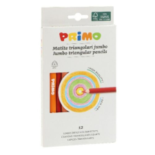 Primo Színes ceruza PRIMO jumbo háromszögletű 12 db/készlet színes ceruza